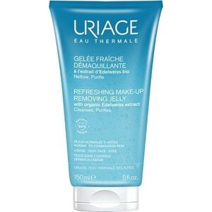 Uriage Refreshing Make-Up Removing Jelly odświeżający żel do demakijażu z ekstraktem z organicznej szarotki alpejskiej 150 ml