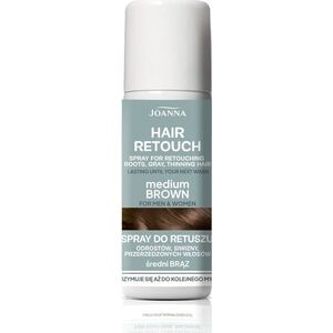 JOANNA Hair Retouch Spray do retuszu odrostów,siwizny i przerzedzonych włosów - Medium Brown 75 ml