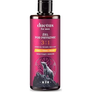 Duetus For Men Żel pod prysznic ciało, twarz, włosy energetyzujący 3w1, 300 ml