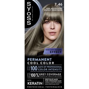 H SYOSS.Farba 7-46 Cool Medium Blond