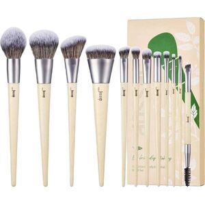 Eco-Friendly Makeup Brush zestaw ekologicznych pędzli do makijażu T327 12szt.