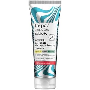 TOŁPA Dermo Face Sebio+ Power żel-pasta do mycia twarzy 100ml