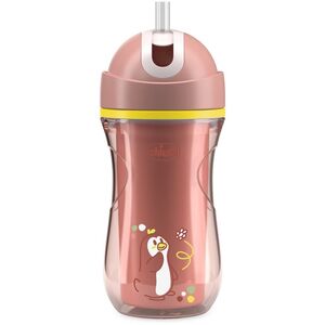 CHICCO-699115-KUBEK NIEKAPEK TERMICZNY    ZE SŁOMKĄ 266 ML