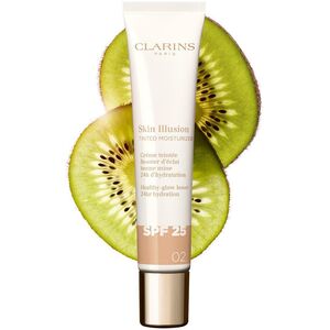 CLARINS SKIN ILLUSION TINTED MOISTURIZER SPF25 02 40ML