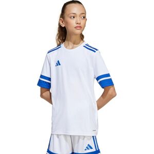Koszulka dla dzieci adidas Squadra 25 biało-niebieska JJ0060 116cm