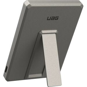 UAG Ultra Slim 5K - powerbank 5000 mAh z podstawką, ładowanie bezprzewodowe 10W, kompatybilny z MagSafe, kabel w zestawie (titanium)