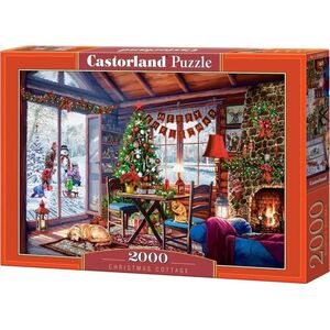 Παζλ Castorland Christmas Cottage, 2000 τμχ.