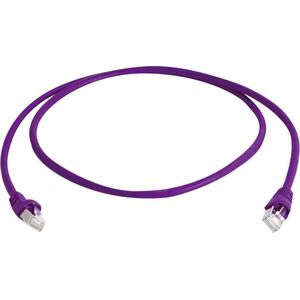 Telegaertner Telegärtner Telegartner MP8 FS 500 - Patch- Cable - RJ- 45 (M) - RJ- 45 (M) - 25cm - SFTP - CAT 6a - violet (L00000A0237)
