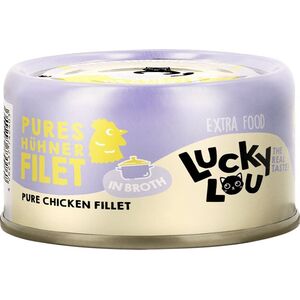 Lucky Lou Extrafood Kurczak w bulionie puszka 70g