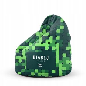 Pufa dla dziecka Diablo Chairs, zielona Craft Edition