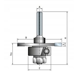 Frez 63-10906P 50,8X4,0X60,3X6.0-3