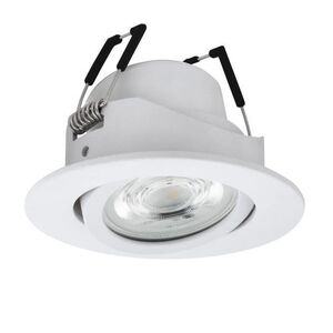 Smart recessed LED light EGLO SALICETO-Z RGB, 5W, 2700-6500K, 400lm, white, O8.8cm, APP