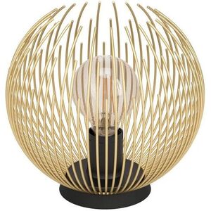 Table lamp EGLO VENEZUELA, 1 x E27, max 40W, black/gold color, O23.5xh22.5cm