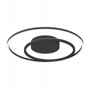 Ceiling LED lamp EGLO Calagrano, 21.5W, 3000K, RGB, 2700lm, black, o45 x h3.5cm