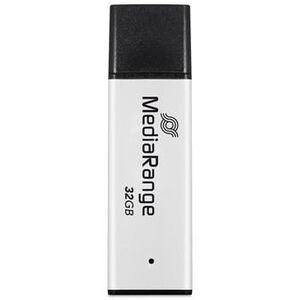 MediaRange MR1900 pamięć USB 32 GB USB Typu-A 3.2 Gen 1 (3.1 Gen 1) Czarny, Srebrny