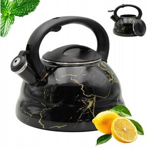 CZAJNIK EMALIOWANY 3.0L BRUNBESTE MARBLE GOLD BB-4553