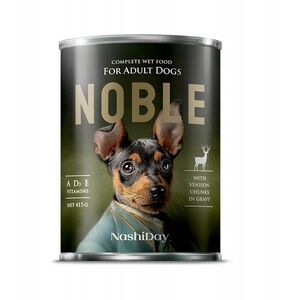NOBLE DOG 415g  DZICZYZNA   ( kawałki     w sosie )    /24