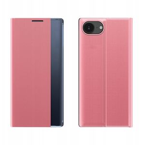 Etui New Sleep Case pokrowiec z klapką i podstawką na iPhone 16e - różowe