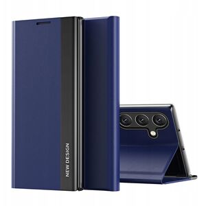 Etui Sleep Case Pro na Samsung Galaxy S25 Edge z klapką i podstawką - niebieskie