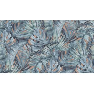 WALLPAPER 525241 BLUE LEAVES (12)