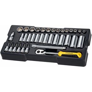 STANLEY ZESTAW KLUCZY  36el. 3/8" TRANSMODULE