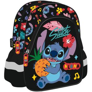 PLECAK 23X28X13 1ZAM 3KIESZ STITCH BLACK ALOHA