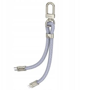 HOCO kabel Typ C do Lightning w formie smyczki PD 20W GH5 0,22 m niebieski