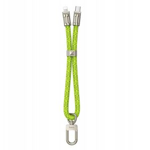 HOCO kabel Typ C do Lightning w formie smyczki PD 20W GH5 0,22 m zielony