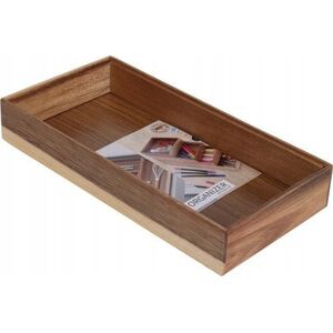 Drewniany organizer na biurko HEDO do szuflady, 30 x 15 x 5 cm