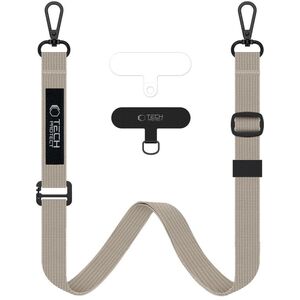 Smycz Tech-Protect C6S Rope Crossbody Cosmic Latte