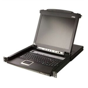 Przełącznik KVM LCD ATEN CL5716MW o szerokości 43 cm, USB-PS/2, VGA, 16 portów, DE-Layout