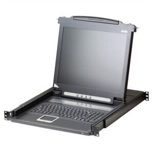 Konsola KVM ATEN CL1000M, LCD 43 cm, VGA, PS/2, układ amerykański