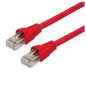 TELEGÄRTNER RJ45 Patch Cord S/FTP, Cat.6A, LSZH, czerwony, 8 m