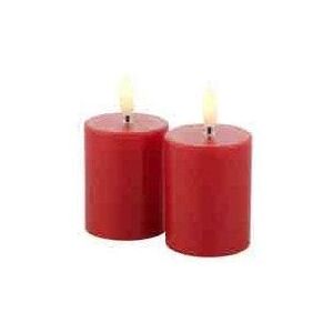 Sirius Home Sille Mini, Light decoration figure, Red, Wax, 2 lamp(s), LED, Battery