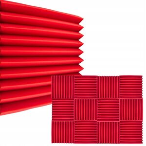 DNA AM4 RD panel akustyczny zestaw 12 szt. czerwon