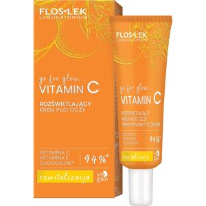 Floslek FLOSLEK Go For Glow Witamin C Rozświetlający krem pod oczy 30 ml