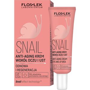 Floslek FLOSLEK Snail Krem anti-aging wokół oczu i ust 30 ml