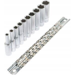 ASTA NASADKI RĘCZNE DŁUGIE 6-KĄT 1/4" NA ASTA NASADKI RĘCZNE 12KT 1/4" NA SZYNIE 4-13mm