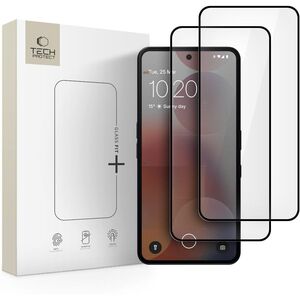 SZKŁO HARTOWANE TECH-PROTECT GLASS FIT+ 2-PACK NOTHING PHONE 3A / 3A PRO BLACK