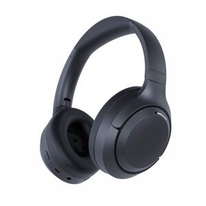 Happy Plugs Play Lite - bezprzewodowe słuchawki nauszne z wejściem 3,5 mm i wbudowanym radiem (black)