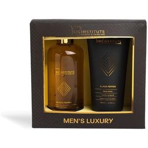 Rinkinys IDC Institute Men's Luxury vyrams: dušo želė, 300 ml + kūno losjonas, 200 ml