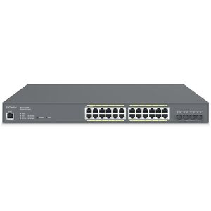 Switch zarządzalny 24x RJ45 Gigabit PoE+240W, 4x SFP+, EnGenius Cloud