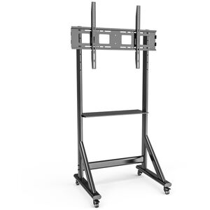 Stojak mobilny TV 55-100” do 120kg regulowany półka AV