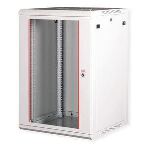 ROLINE 19 Szafa ścienna Basic Plus 18U, 600x600 BxT szara