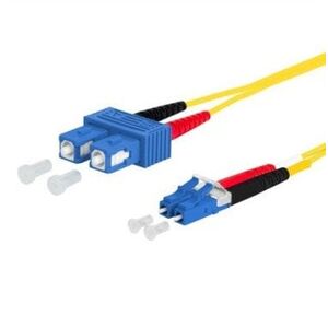 Kabel krosowy METZ CONNECT OpDAT, SC-D/LC-D OS2, 2,5 m