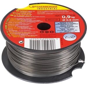 Welding wire ROTHENBERGER, 0.9 mm / 0.9 kg, with flux