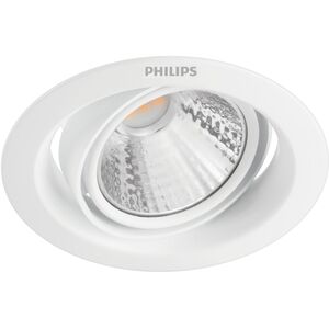 Recessed LED luminaire PHILIPS POMERON SCENE SWITCH, 5 W, 2700 K, 330 lm, dimmable O9 cm