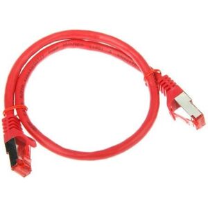 Telegärtner , S/FTP, PiMF, Cat 6A (ISO/IEC), czerwony, 0,5 m (L00000A0074)