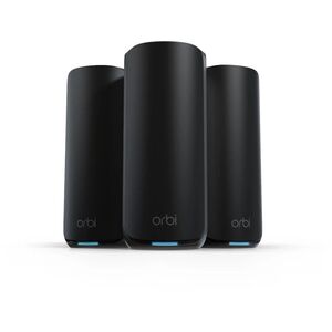 NETGEAR Orbi 870 Trójpasmowy (2,4 GHz / 5 GHz / 6 GHz) Wi-Fi 7 (802.11be) Czarny 4 Wewnętrzne