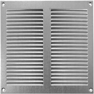 Metal ventilation grille MR2020Zn, 200 x 200 mm, galvanized